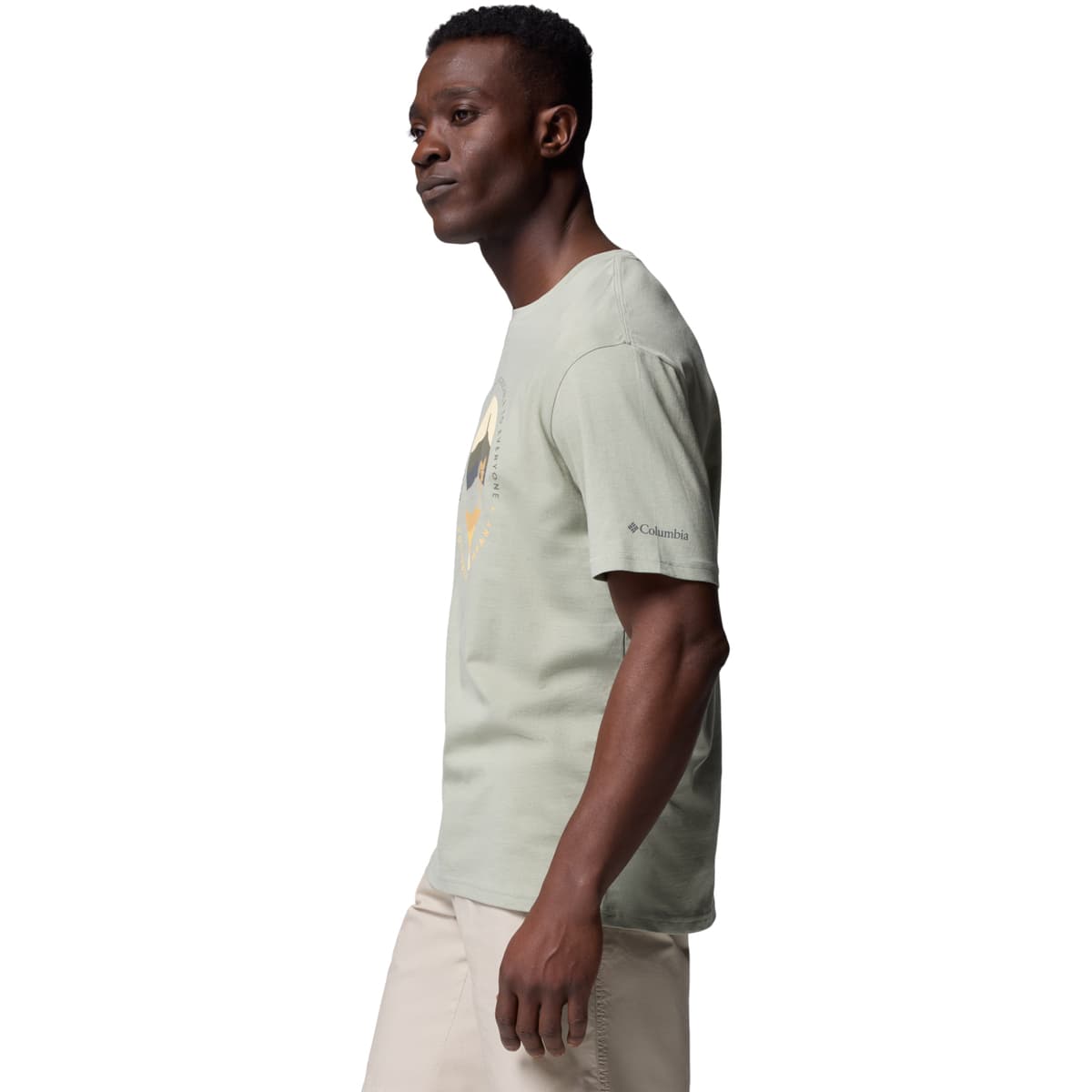 Men's T-Shirts Columbia Green