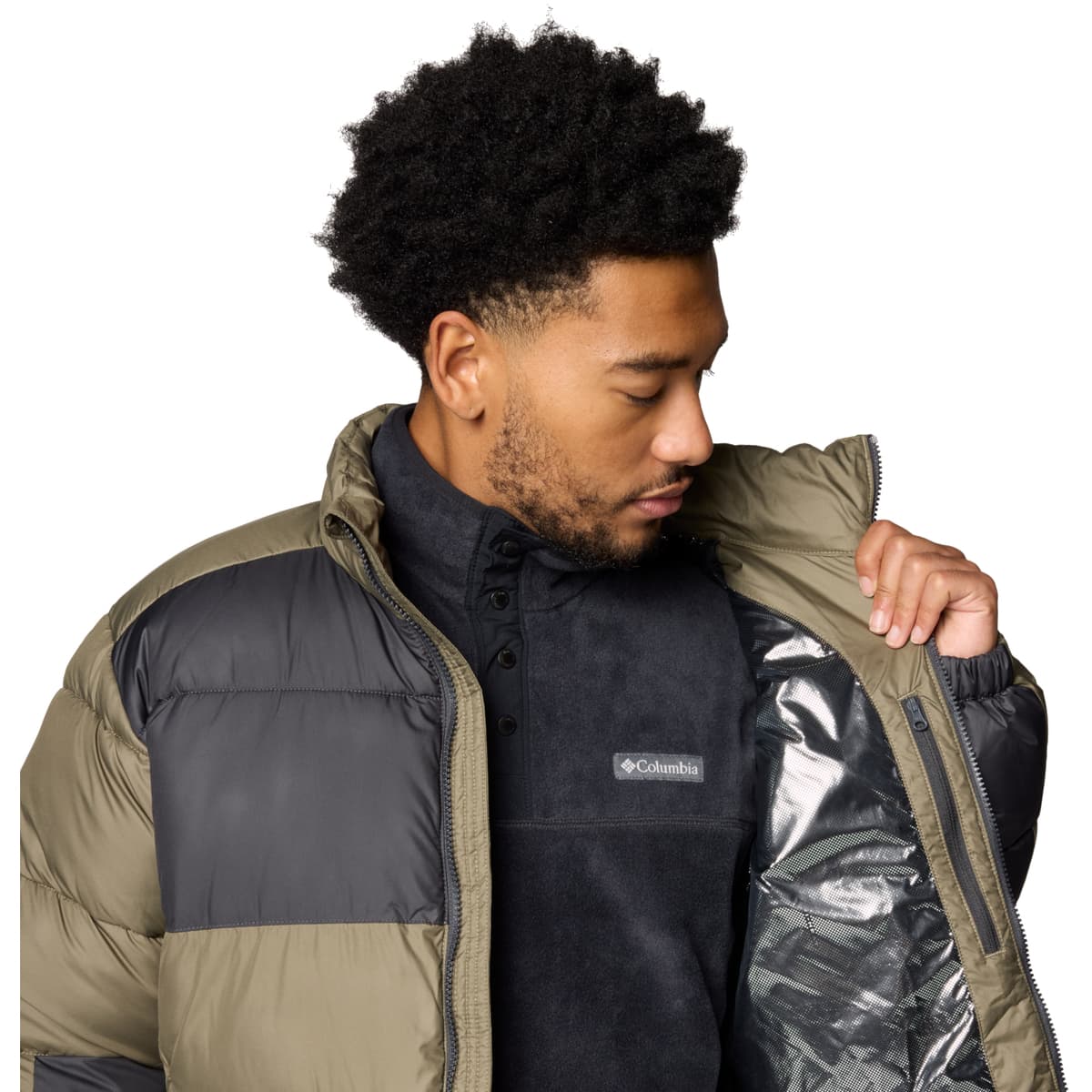 Men's Parkas Columbia Green