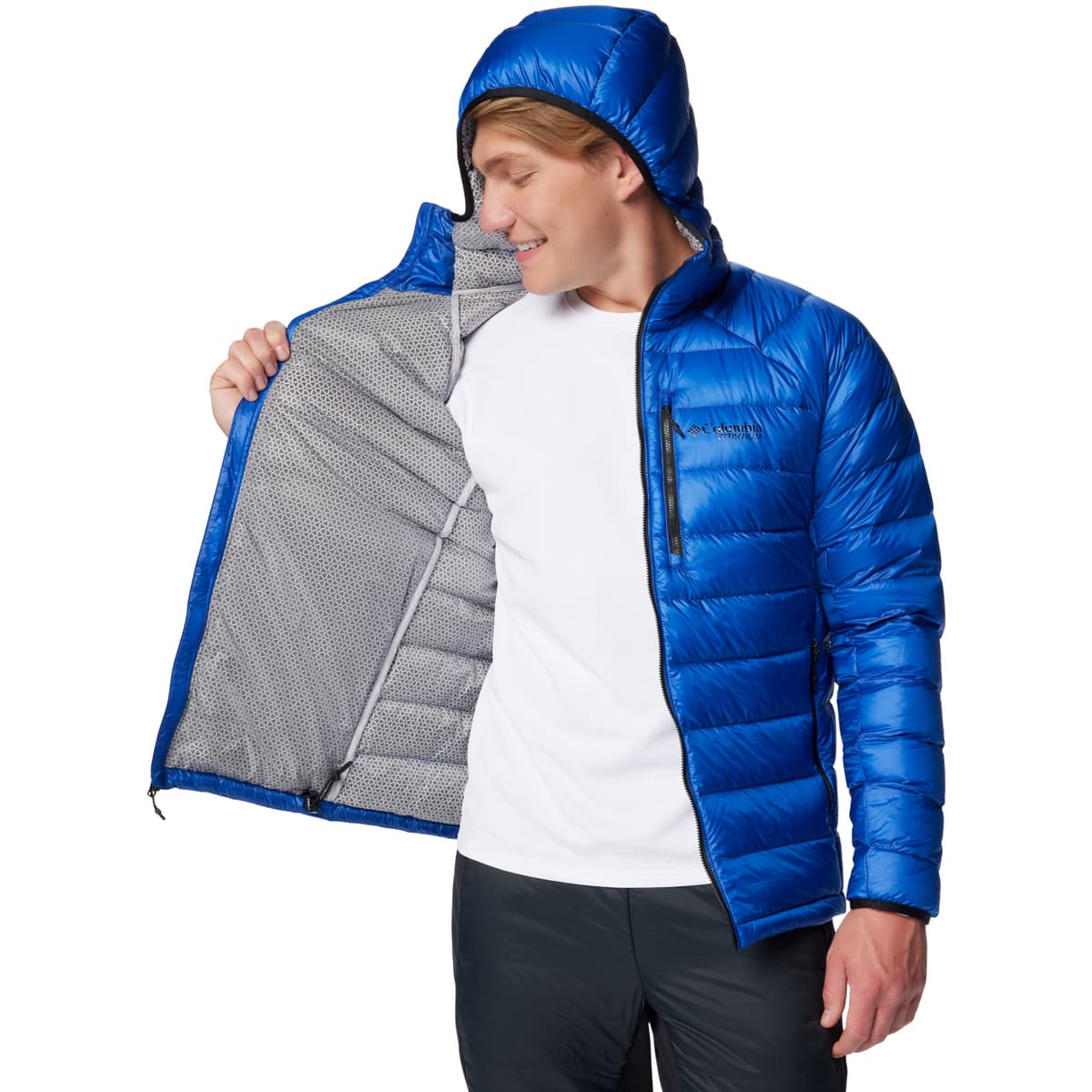 Men's Parkas Columbia Blue
