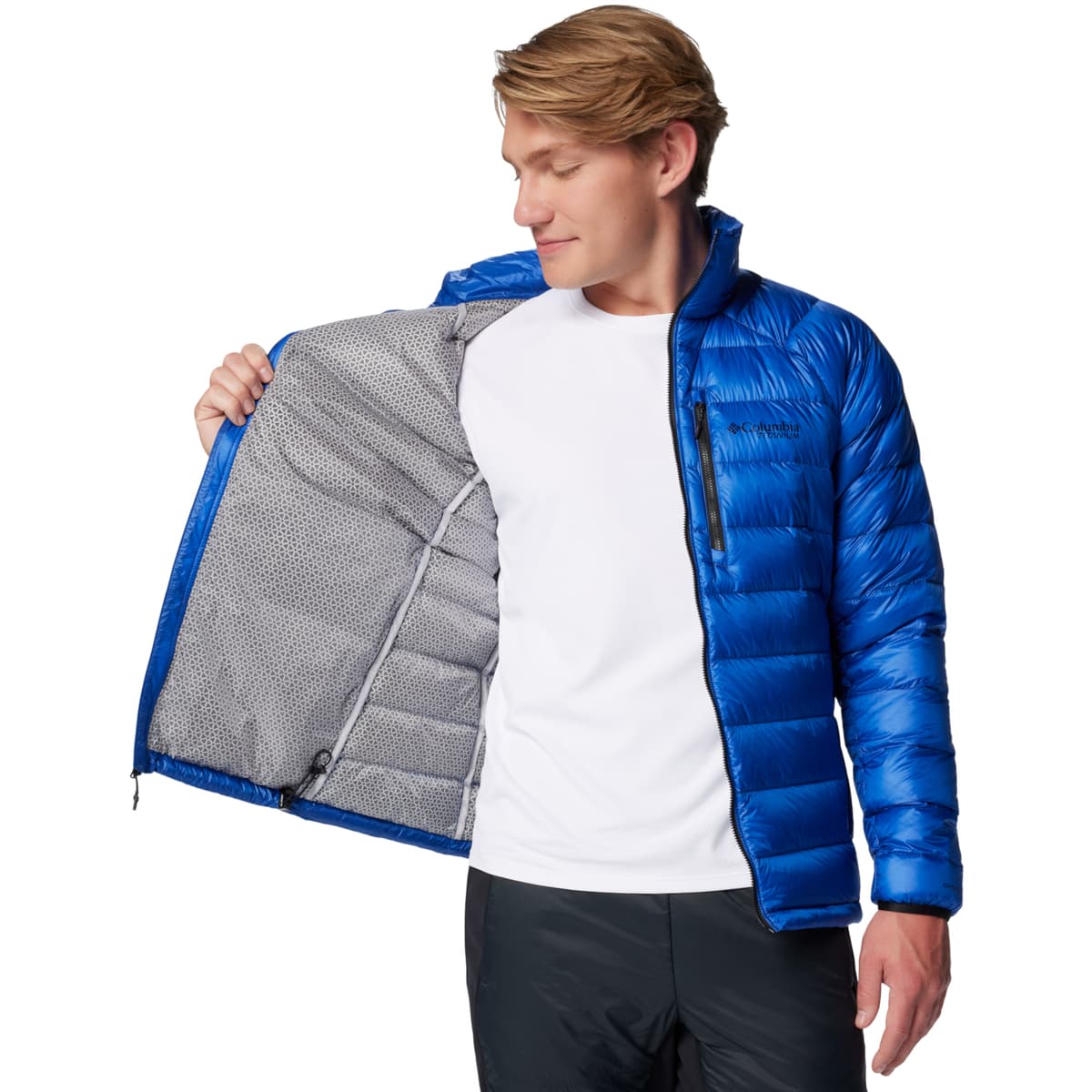 Men's Parkas Columbia Blue