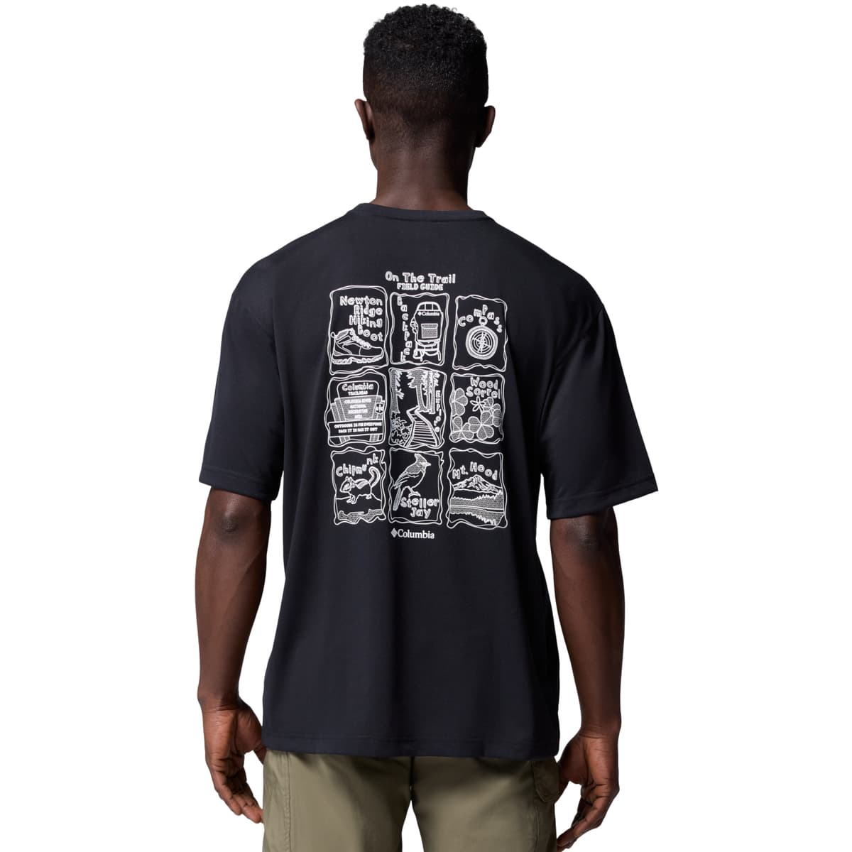 Men's Sports T-Shirts Columbia Black