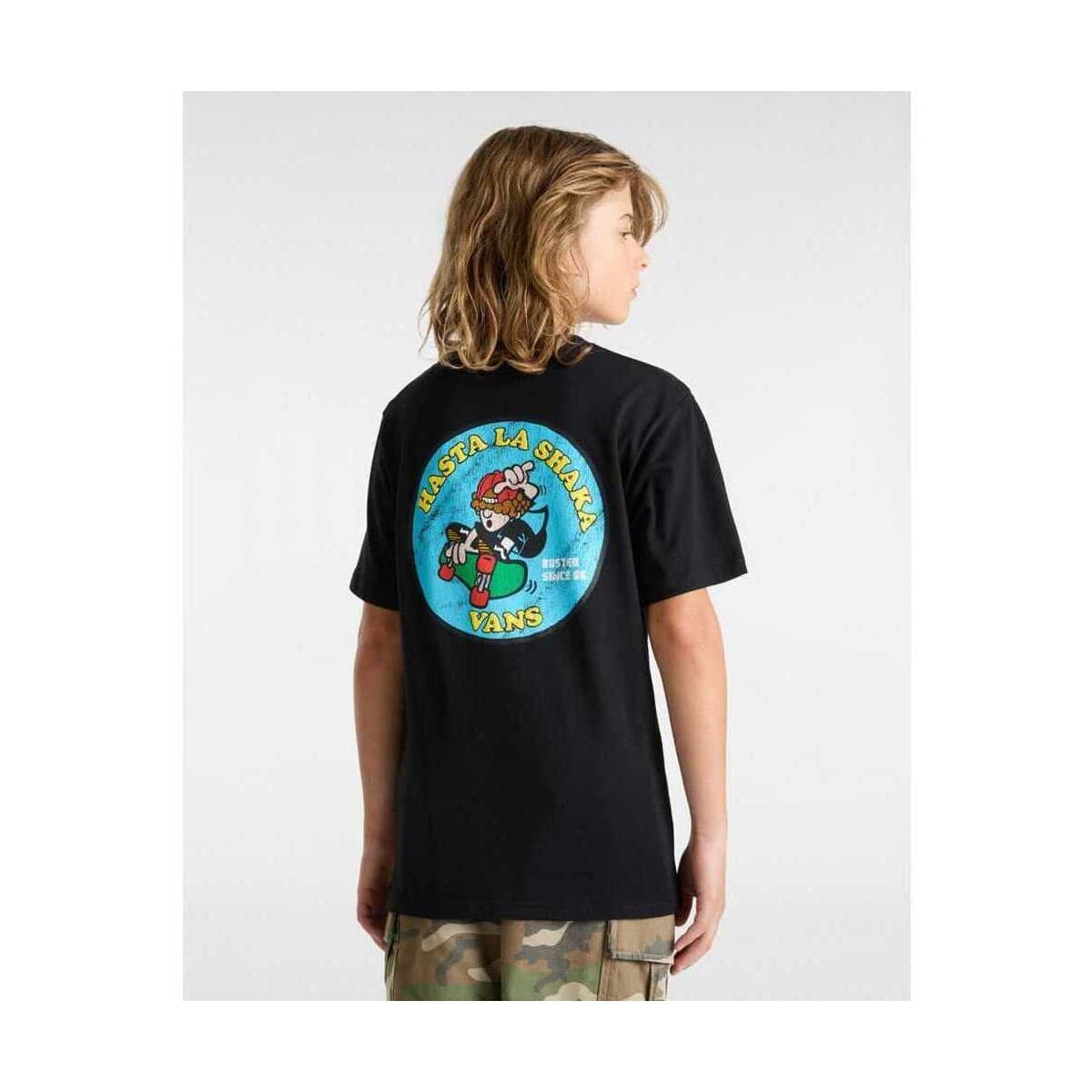 Boys' T-Shirts Vans Black