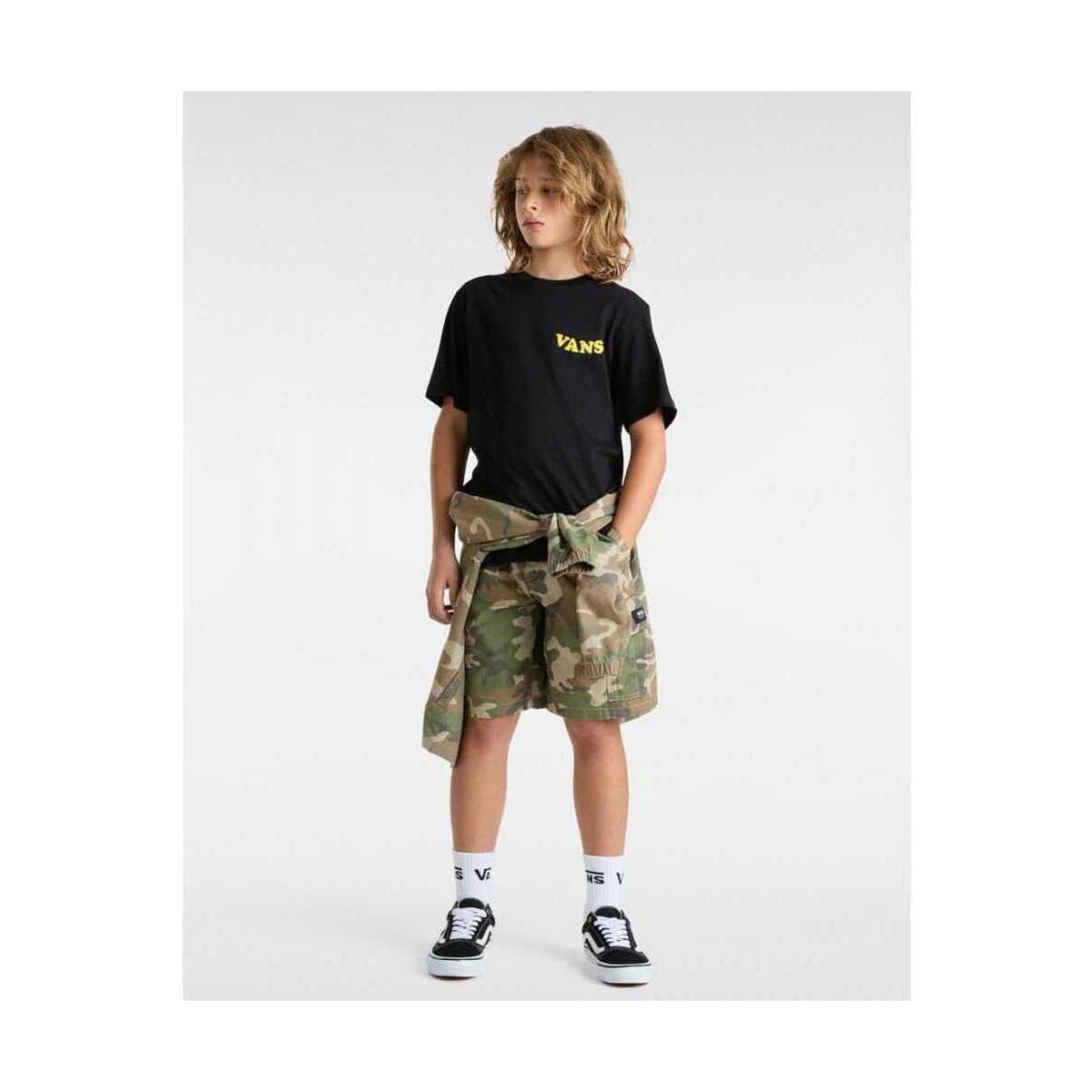 Boys' T-Shirts Vans Black