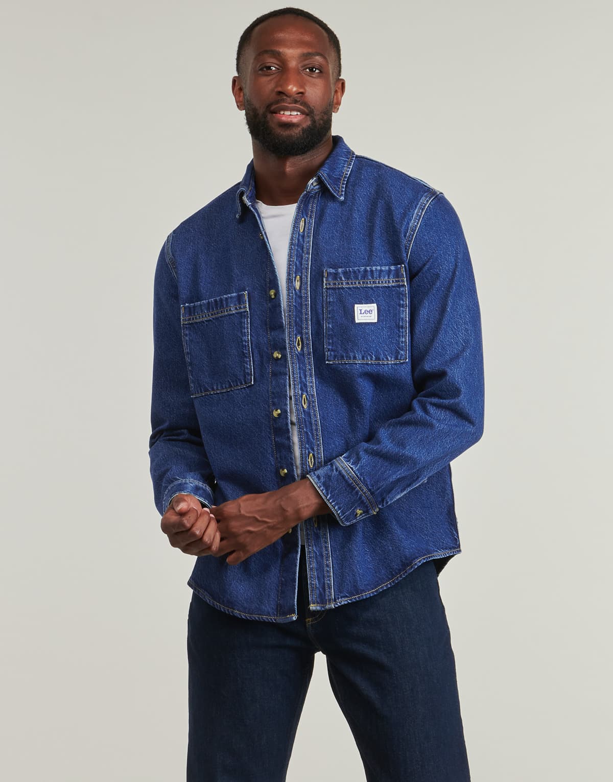 Men's T-Shirts Lee Blue