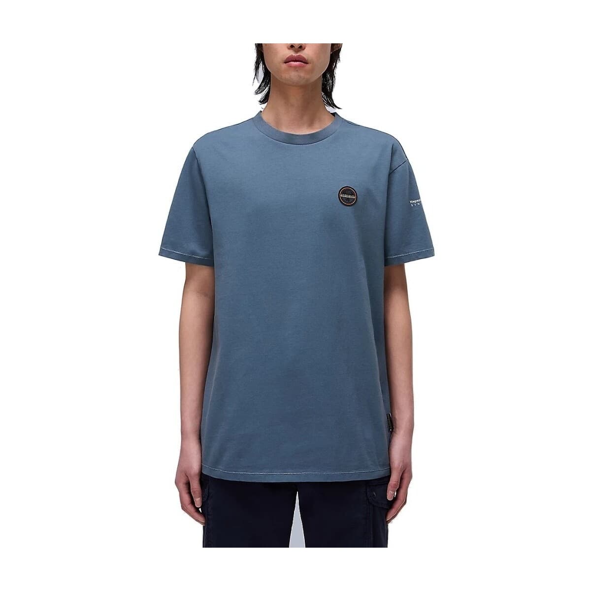 Men's T-Shirts Napapijri Gray
