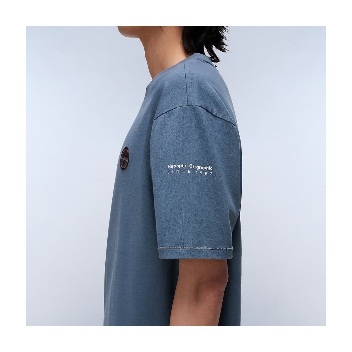 Men's T-Shirts Napapijri Gray