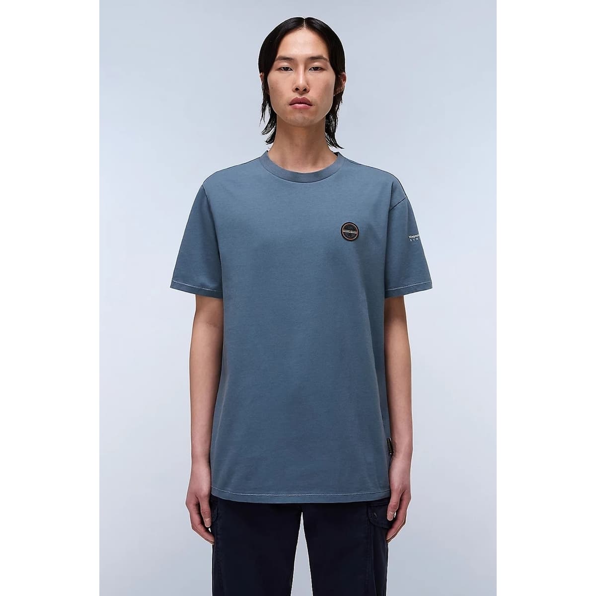 Men's T-Shirts Napapijri Gray