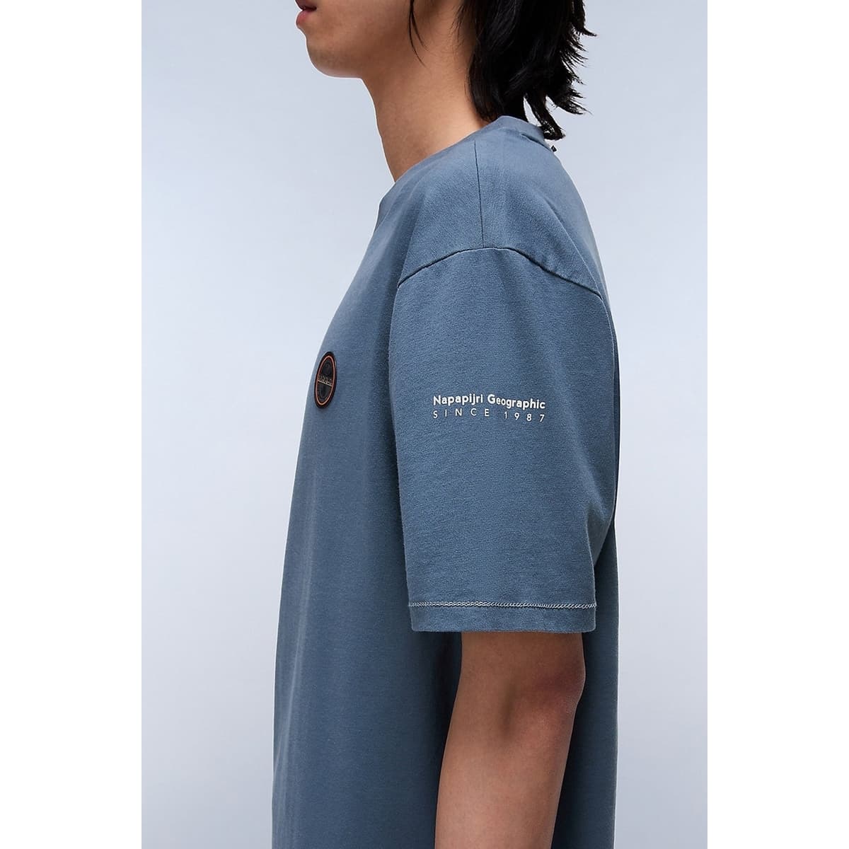 Men's T-Shirts Napapijri Gray