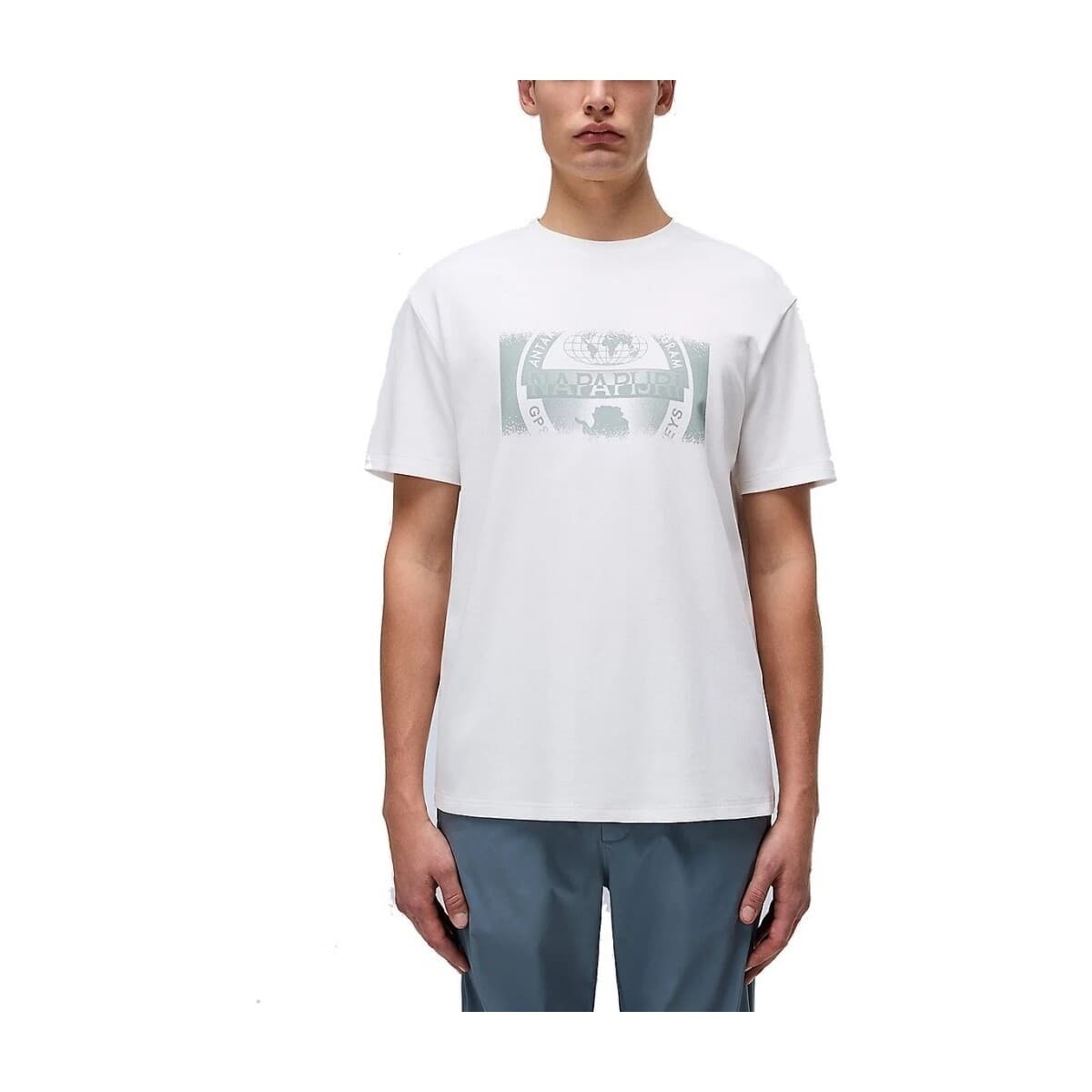 Men's T-Shirts Napapijri White