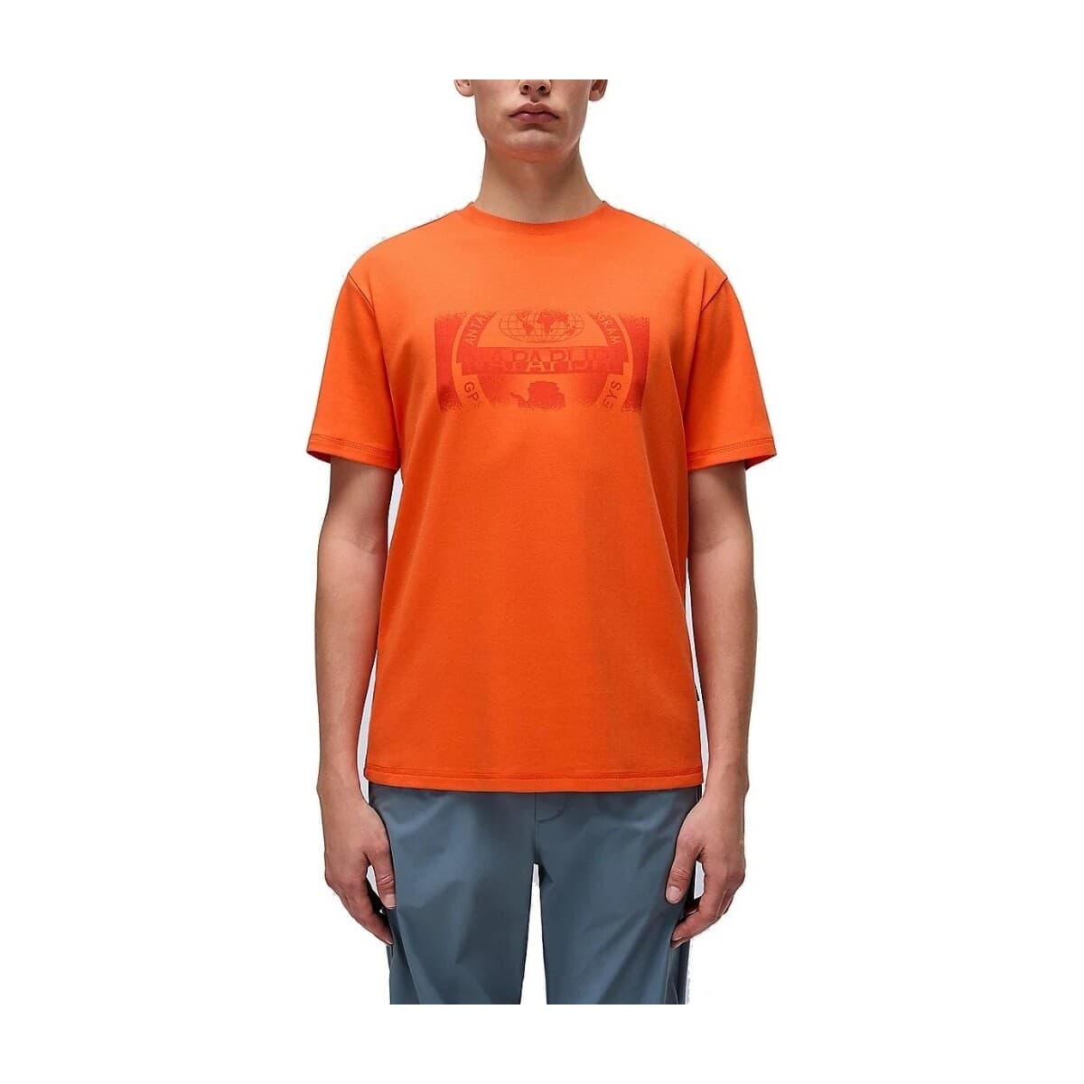 Men's T-Shirts Napapijri Orange