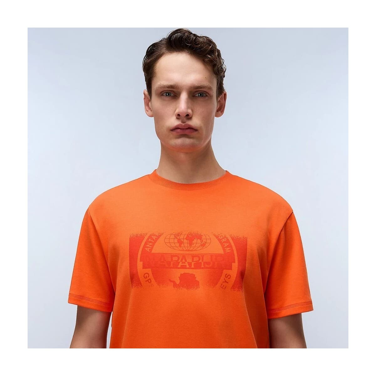 Men's T-Shirts Napapijri Orange
