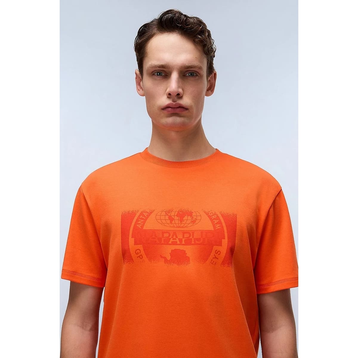 Men's T-Shirts Napapijri Orange