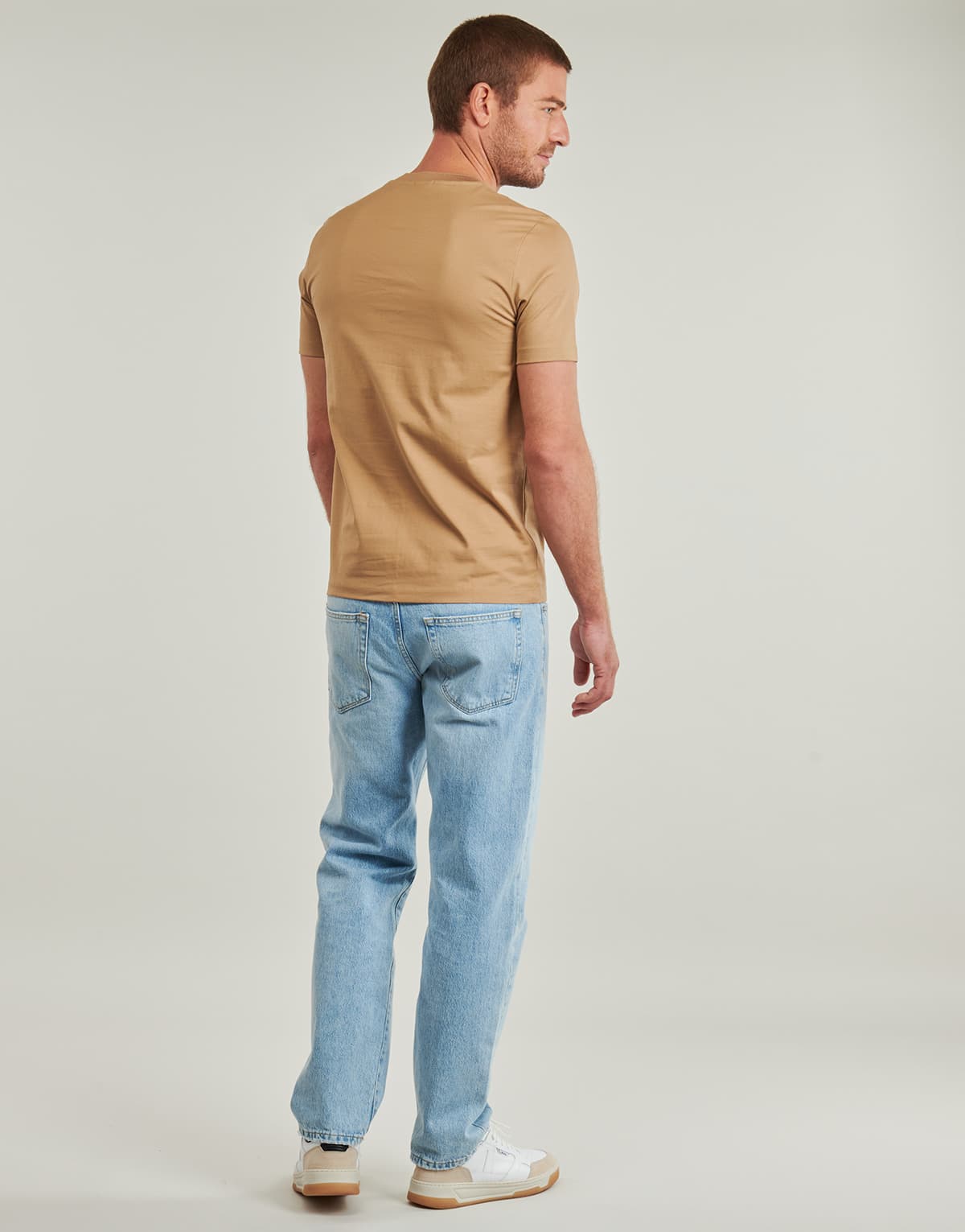 Men's T-Shirts BOSS Beige