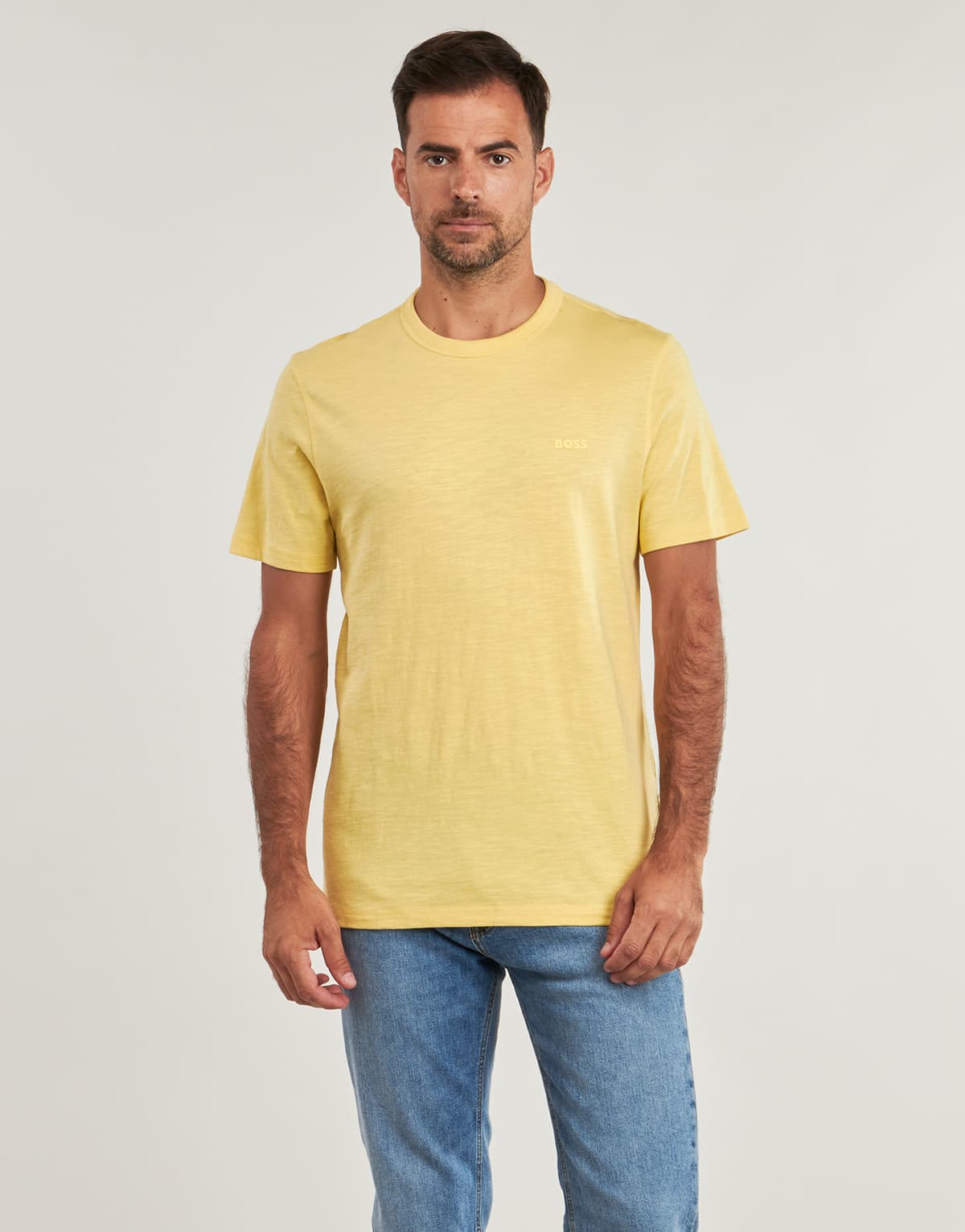 Men's T-Shirts BOSS Yellow