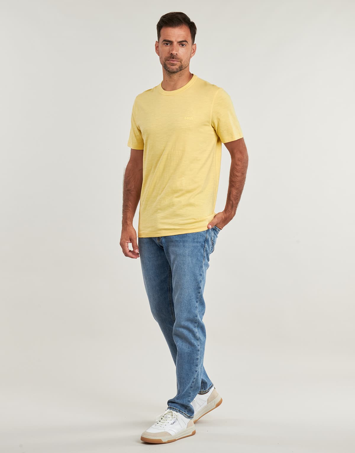 Men's T-Shirts BOSS Yellow