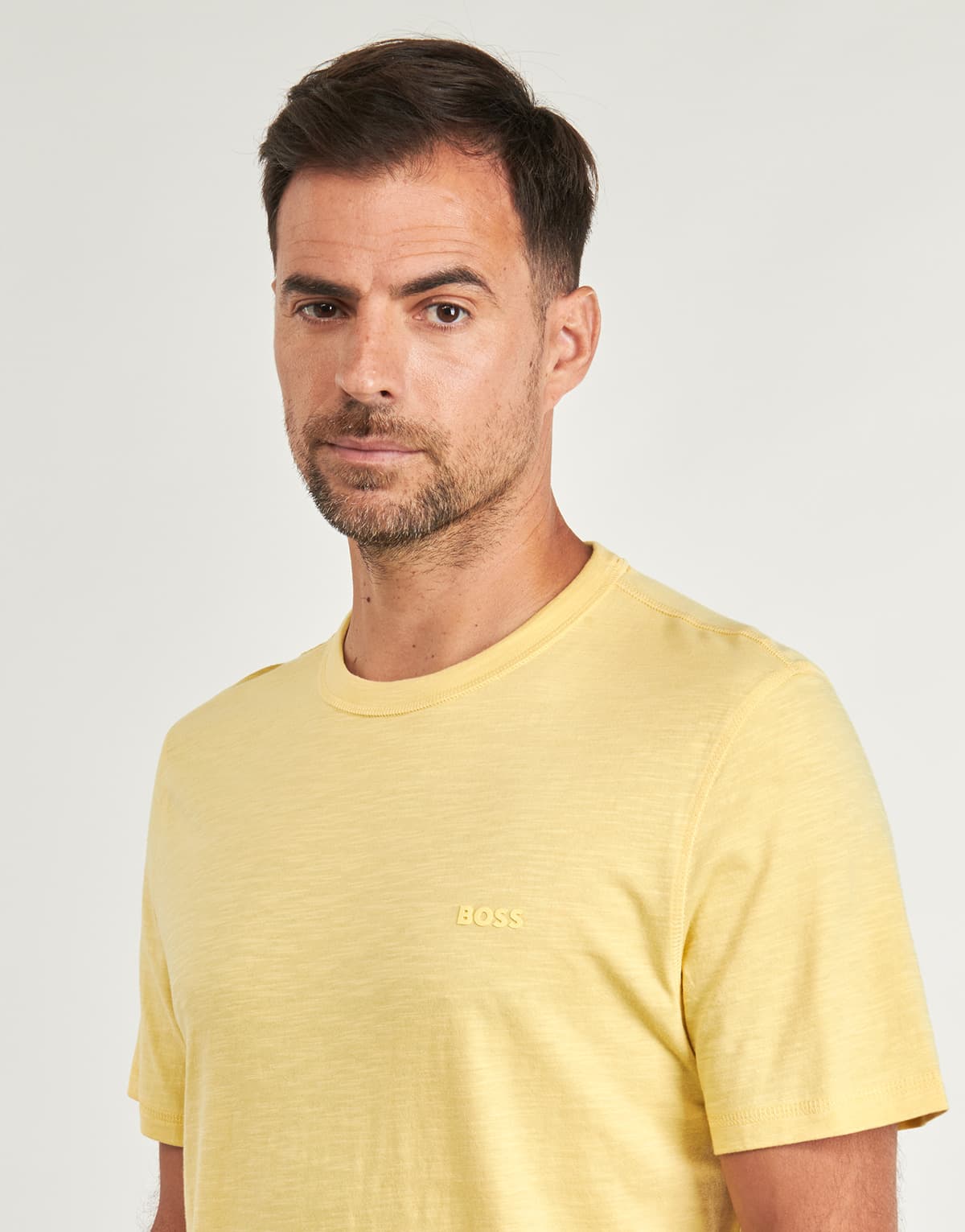 Men's T-Shirts BOSS Yellow