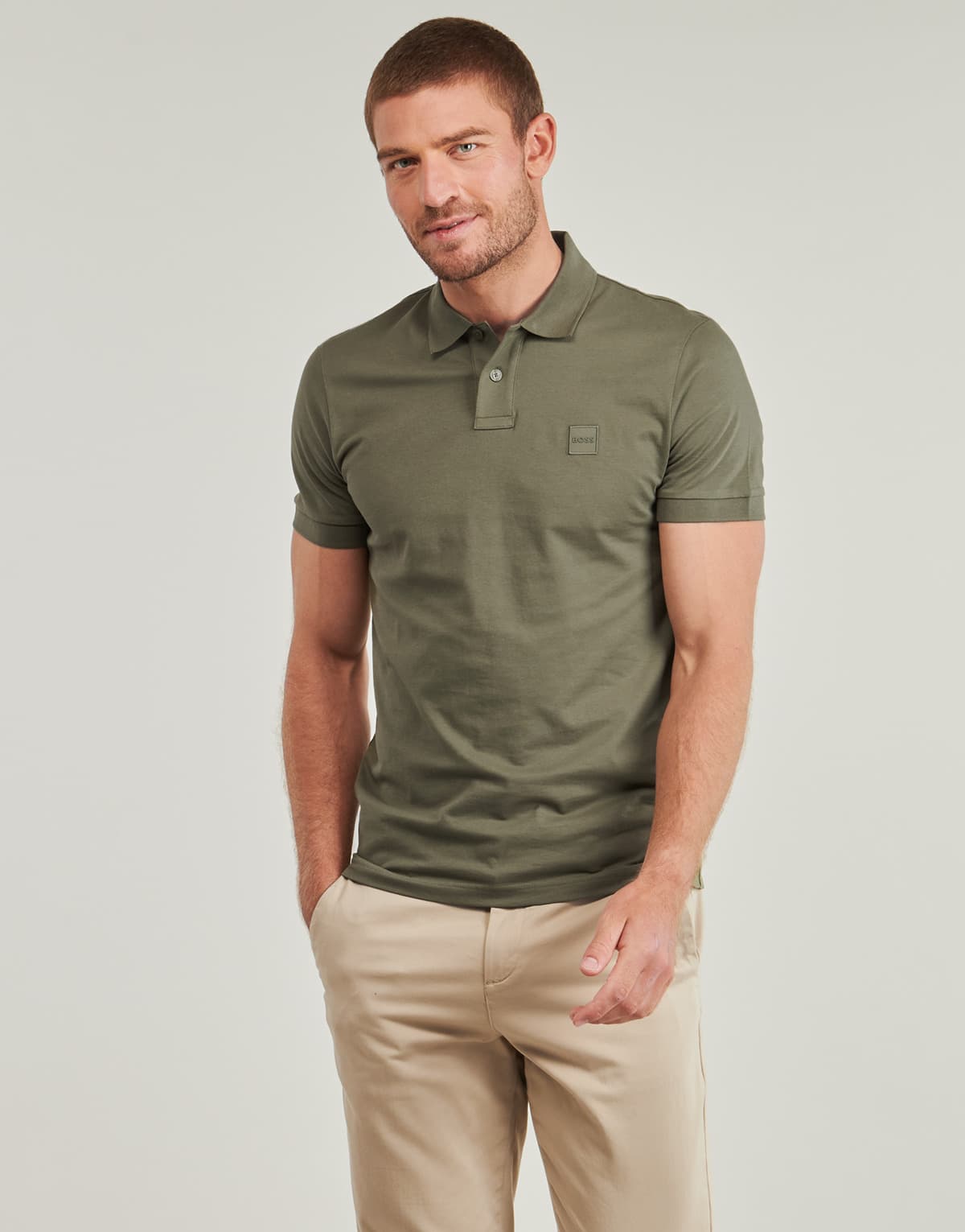 Men's Polo Shirts BOSS Khaki