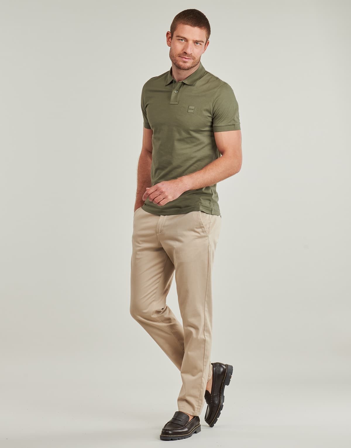 Men's Polo Shirts BOSS Khaki