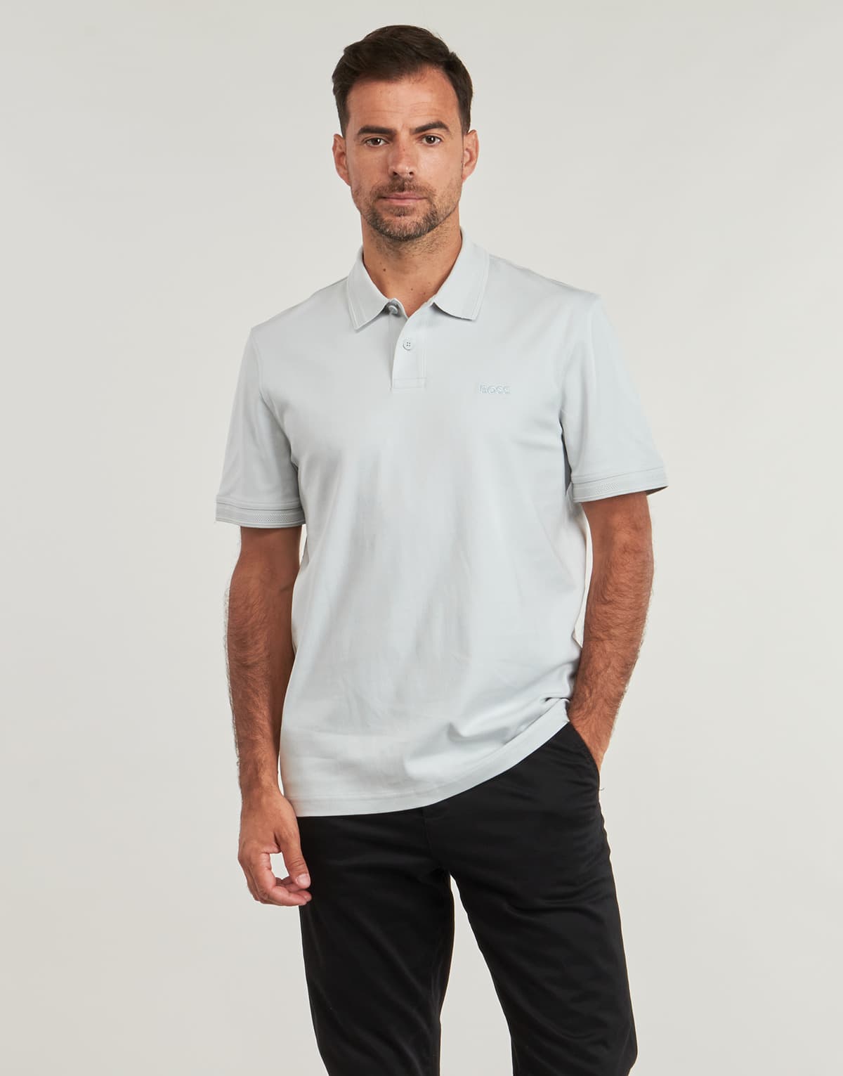 Men's Polo Shirts BOSS Gray