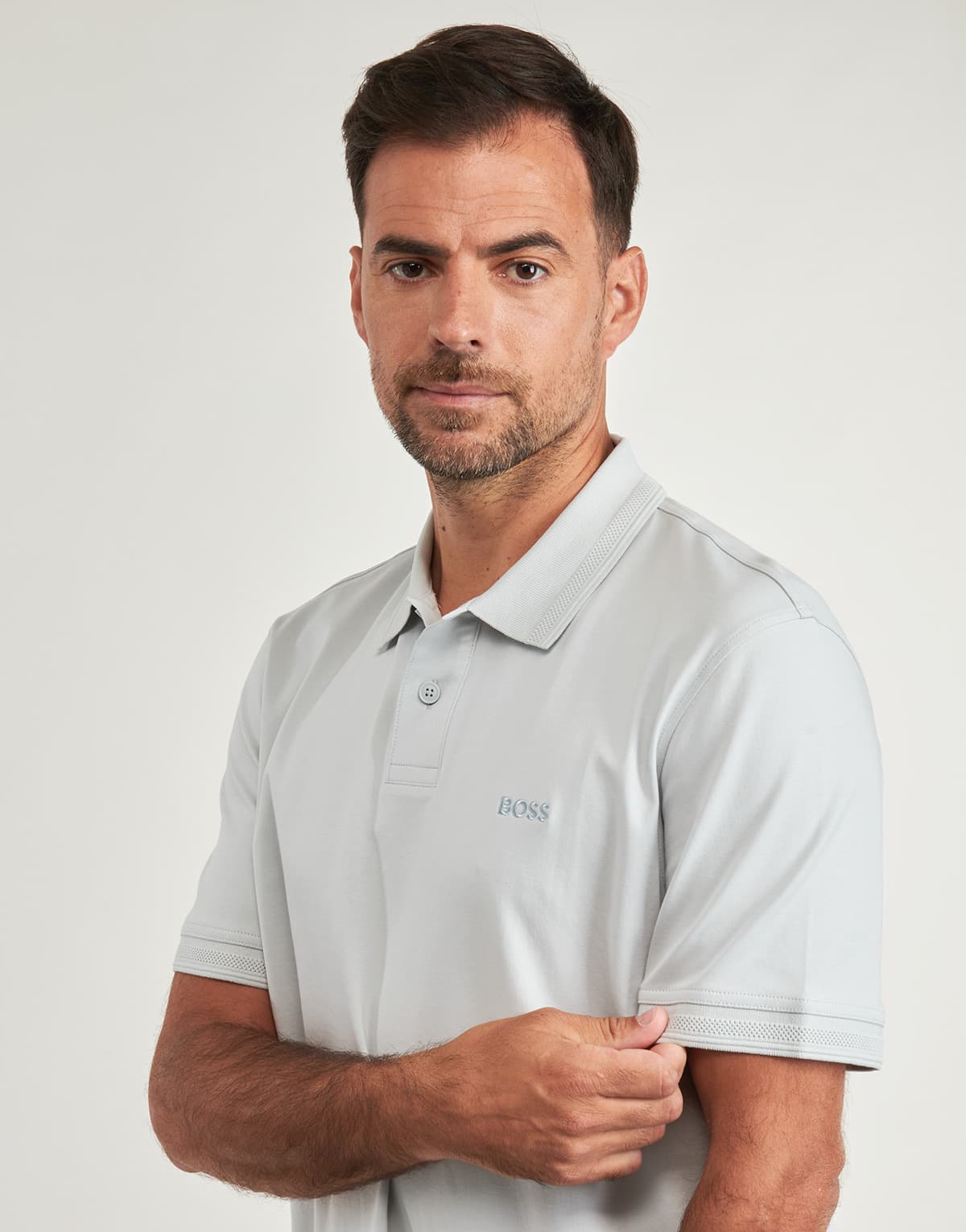 Men's Polo Shirts BOSS Gray