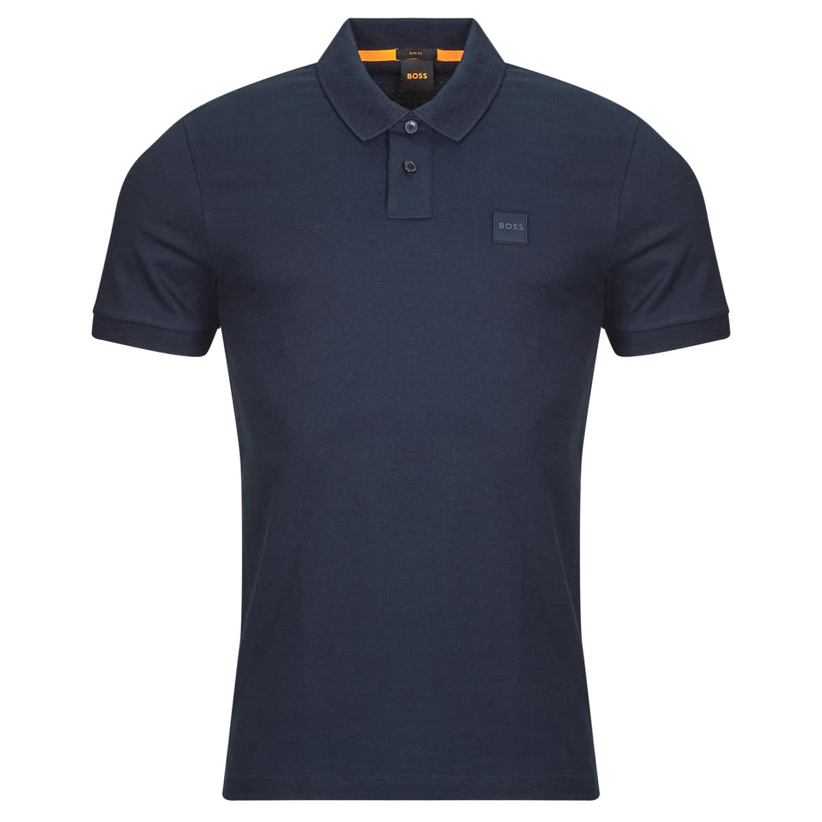 BOSS CASUAL POLO SLIM FIT PASSENGER ΜΑΥΡΟ