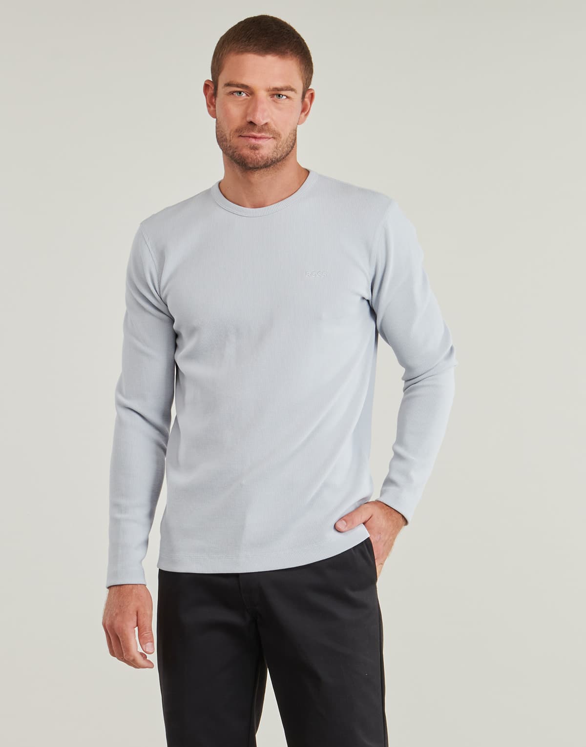 Men's T-Shirts BOSS Gray