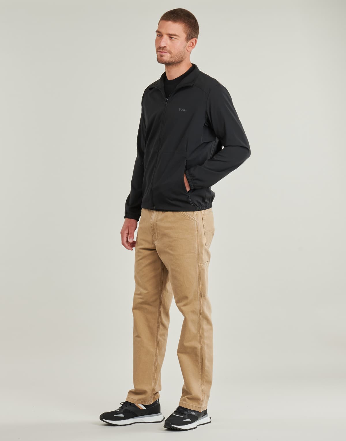 Men's Windbreakers BOSS Black