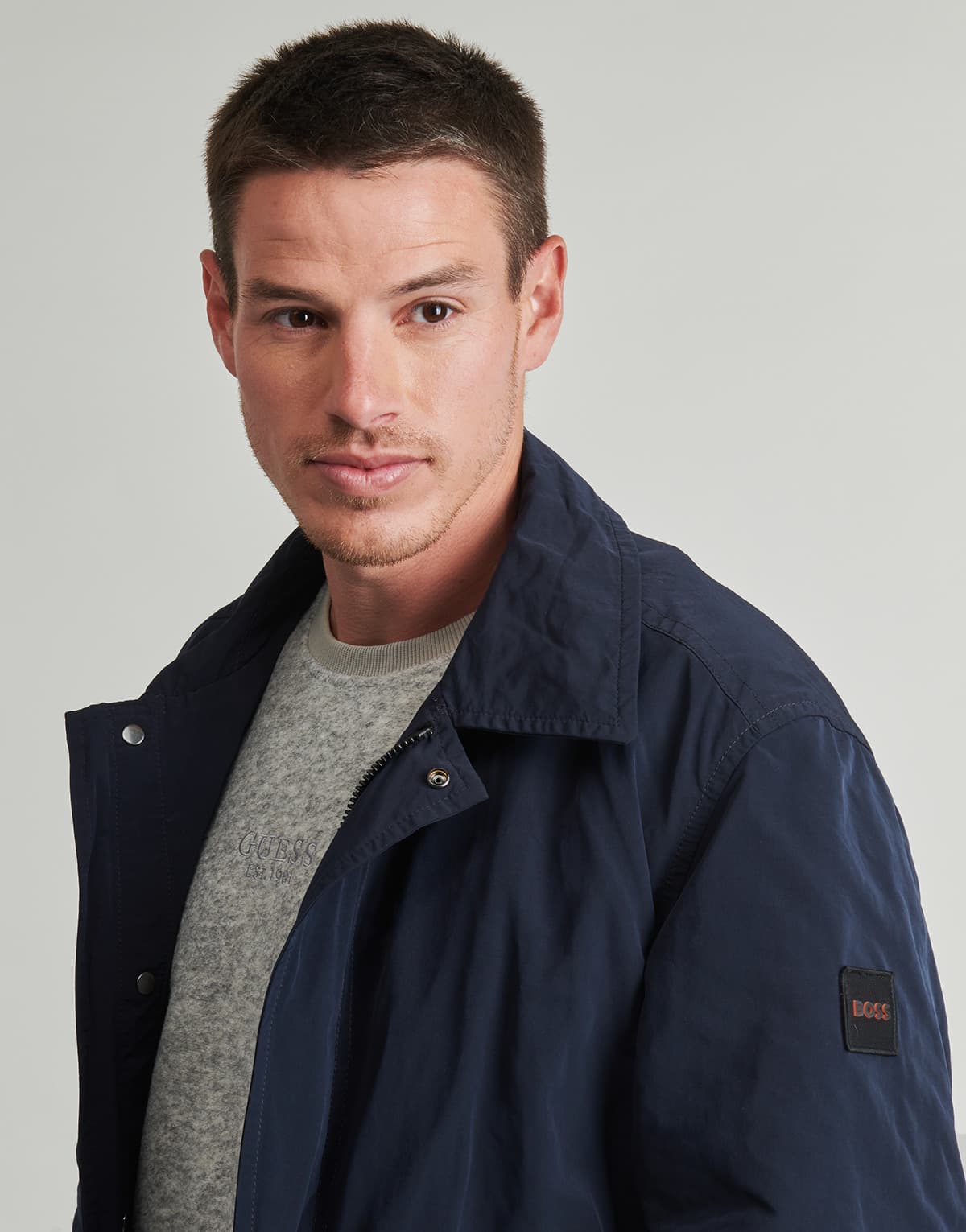 Men's Coats BOSS Blue