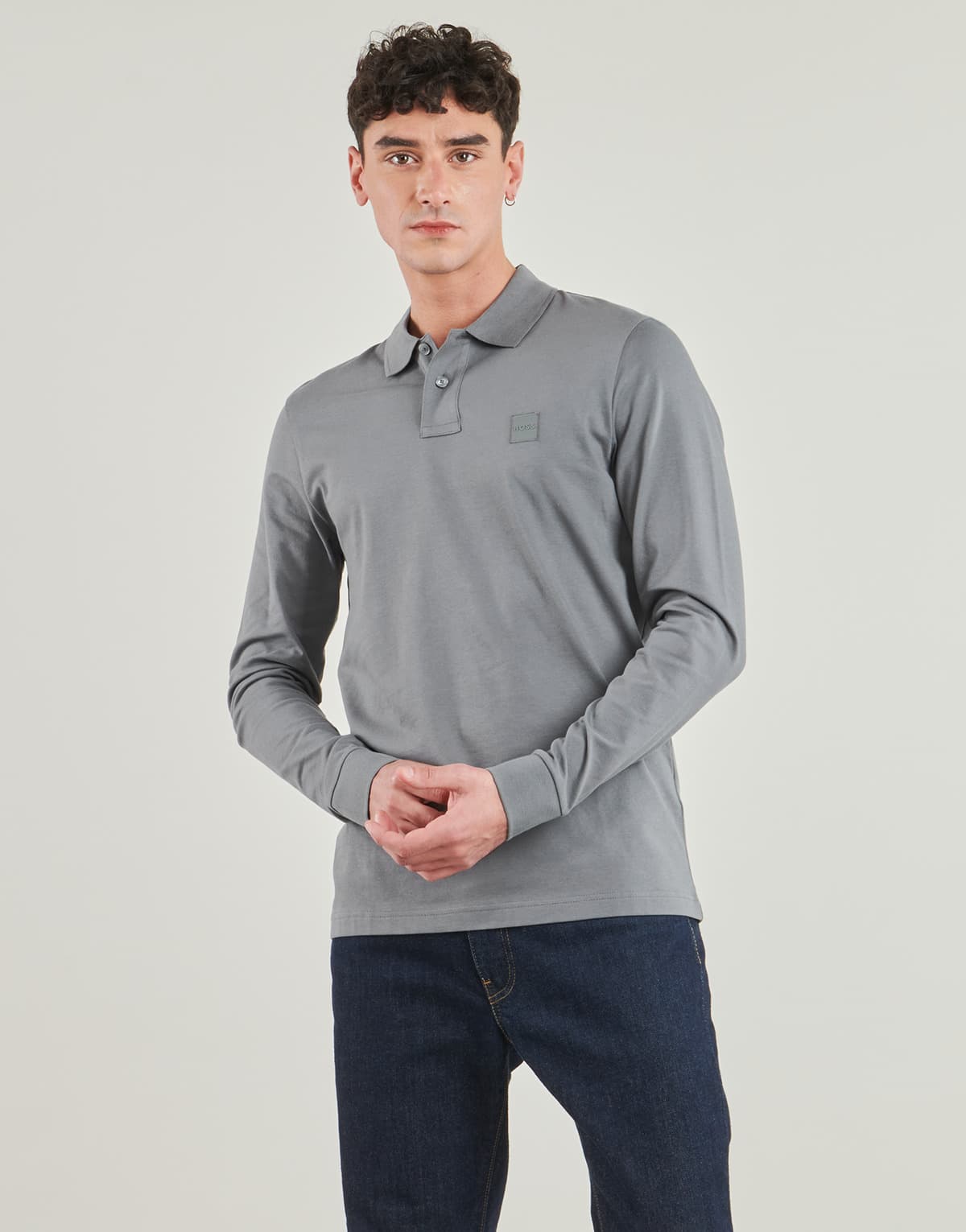 Men's Polo Shirts BOSS Gray