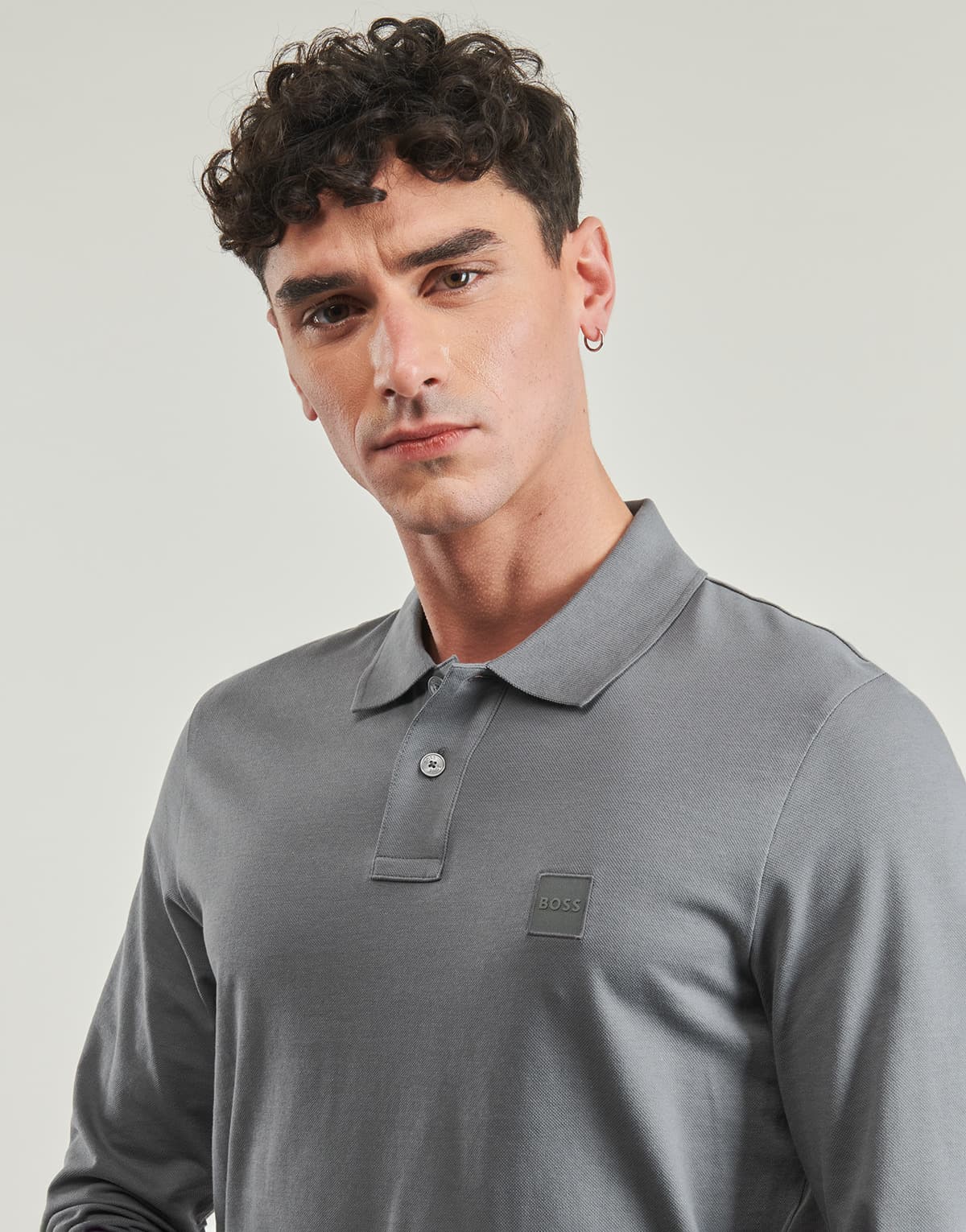 Men's Polo Shirts BOSS Gray