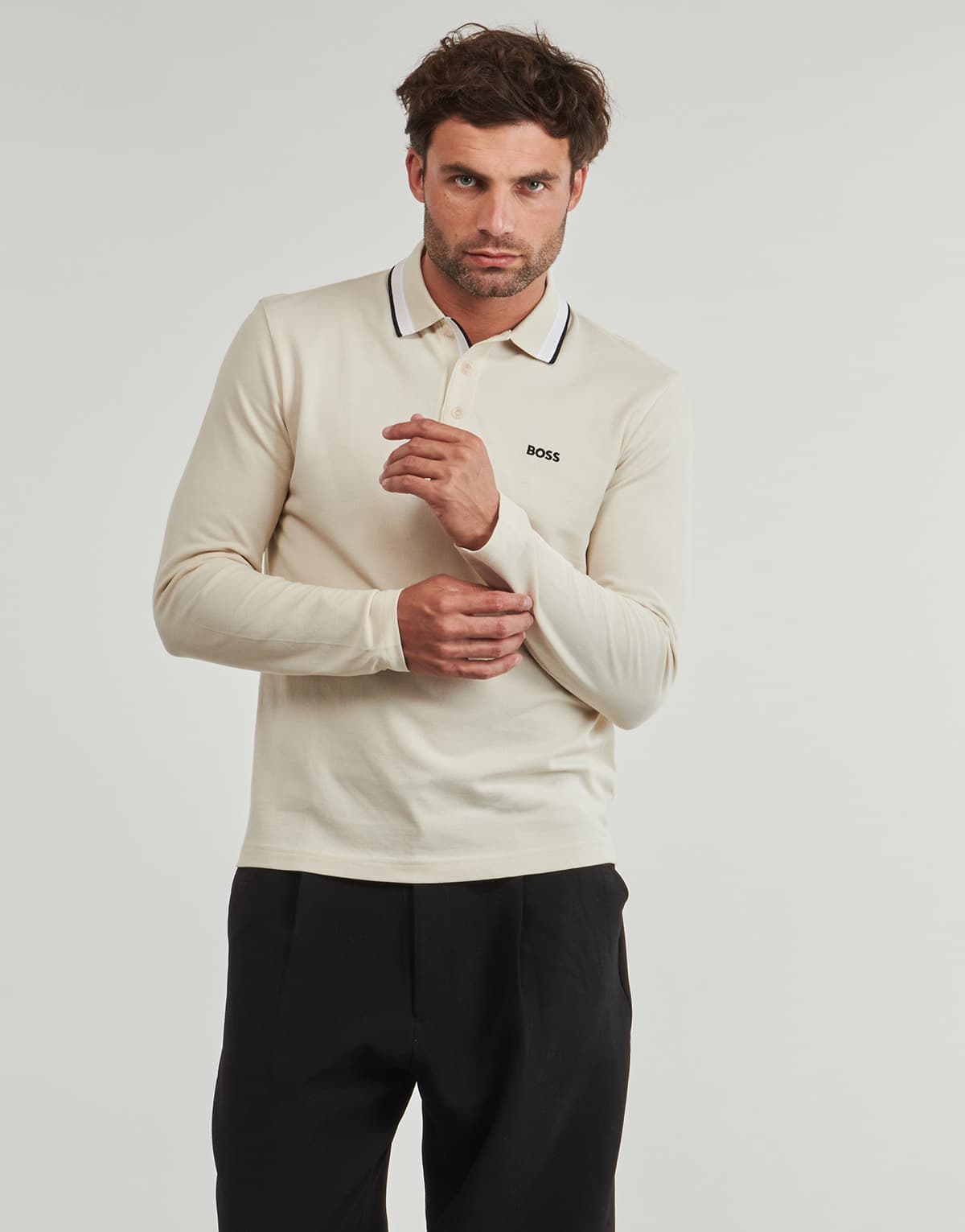 Men's Polo Shirts BOSS Beige