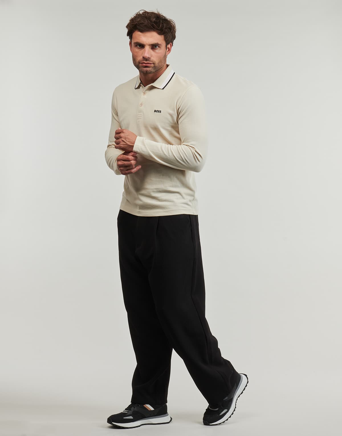 Men's Polo Shirts BOSS Beige