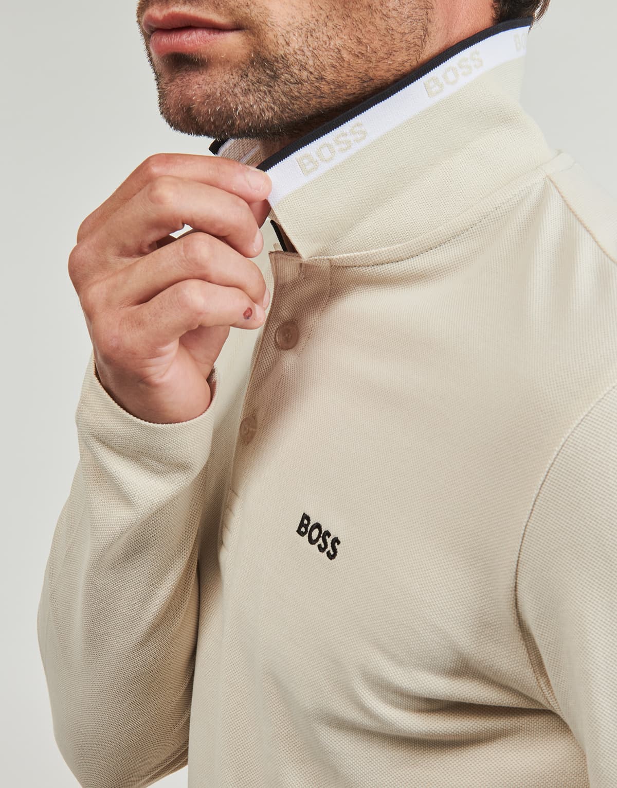 Men's Polo Shirts BOSS Beige