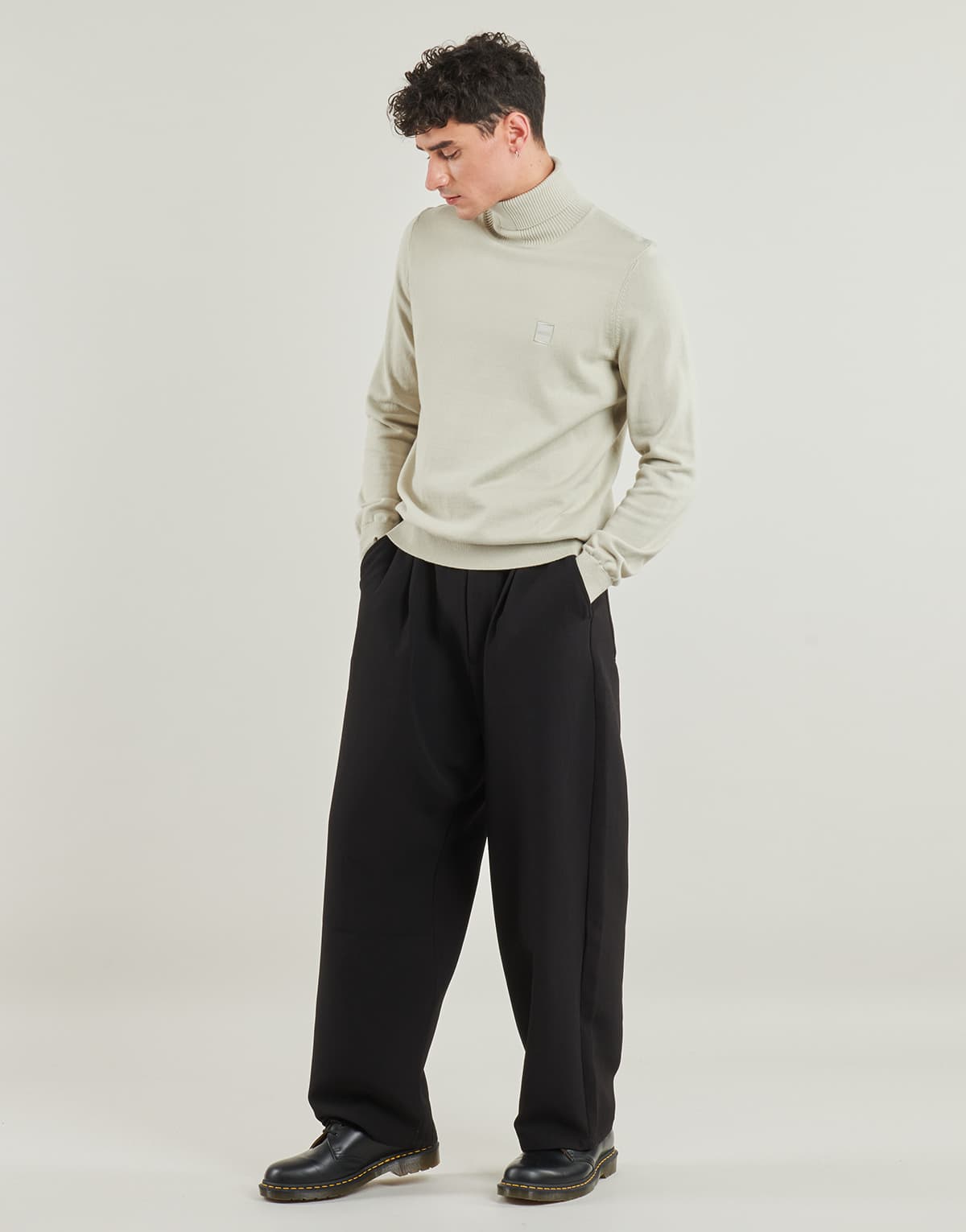 Men's Sweaters BOSS Beige