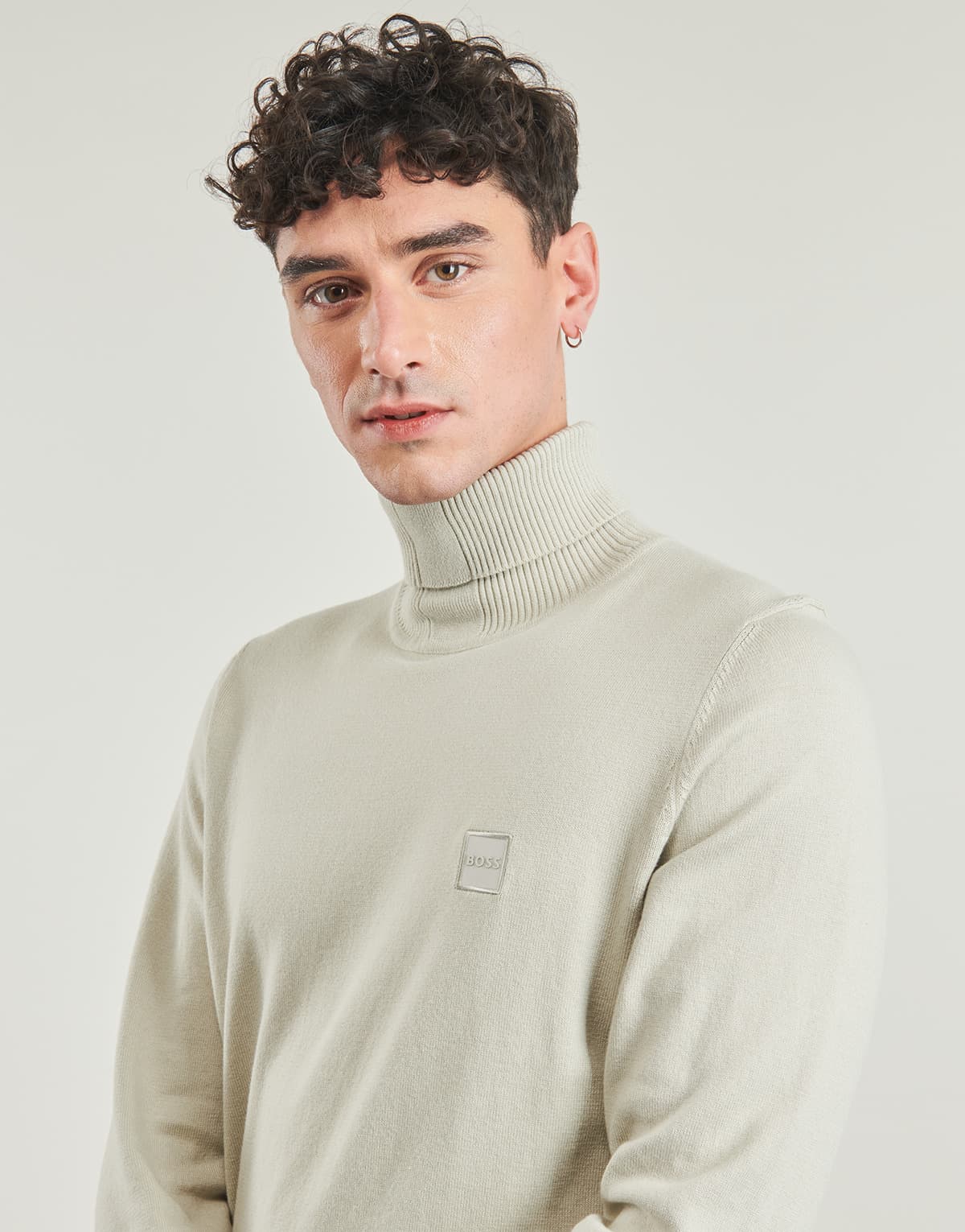 Men's Sweaters BOSS Beige