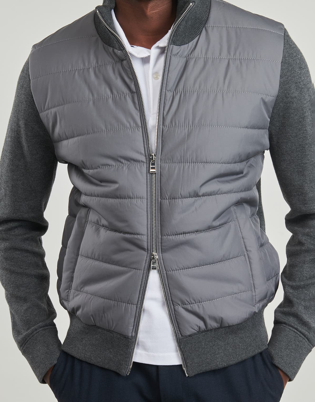 Men's Jackets BOSS Gray