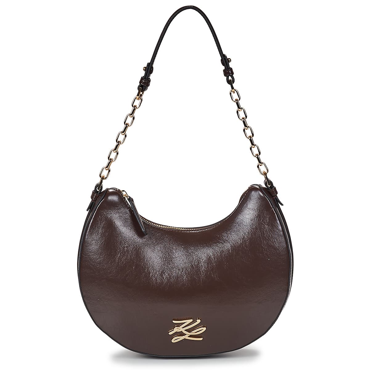 Τσάντες ώμου Karl Lagerfeld K/AUTOGRAPH MOONBAG NAPLAK