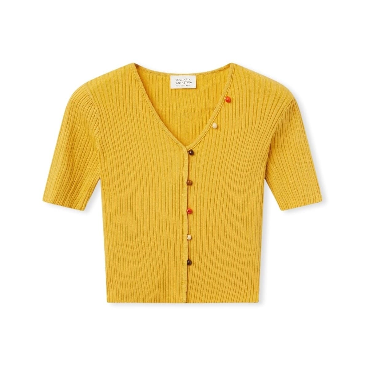 Women's T-Shirts Compania Fantastica Yellow