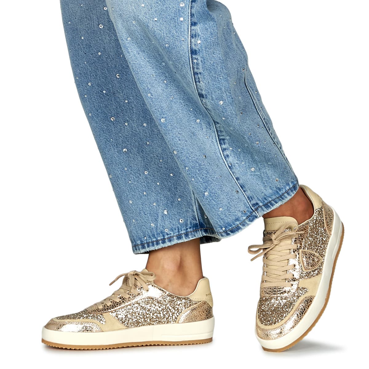 Women's Sneakers Philippe Model Gold