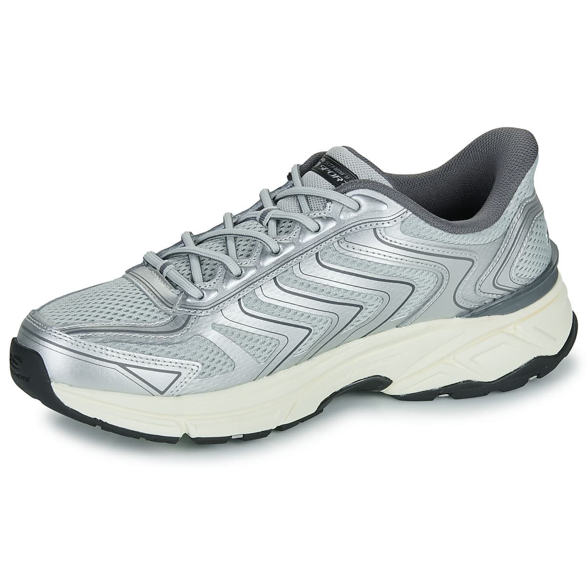 Men's Sports Shoes Skechers Silver