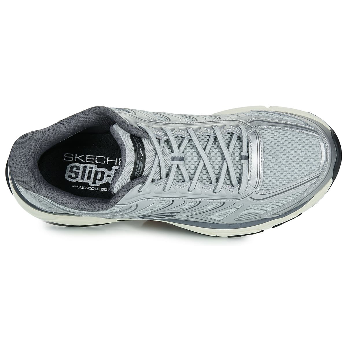 Men's Sports Shoes Skechers Silver