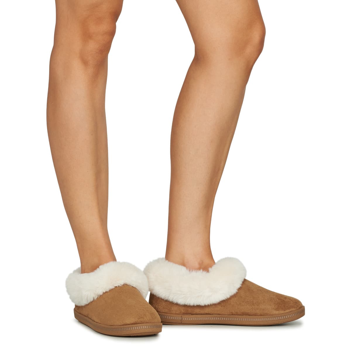 Women's House Slippers Skechers Brown