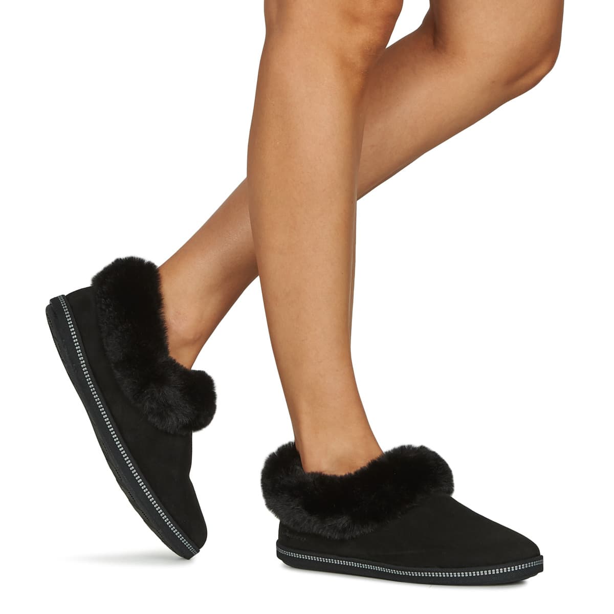 Women's House Slippers Skechers Black
