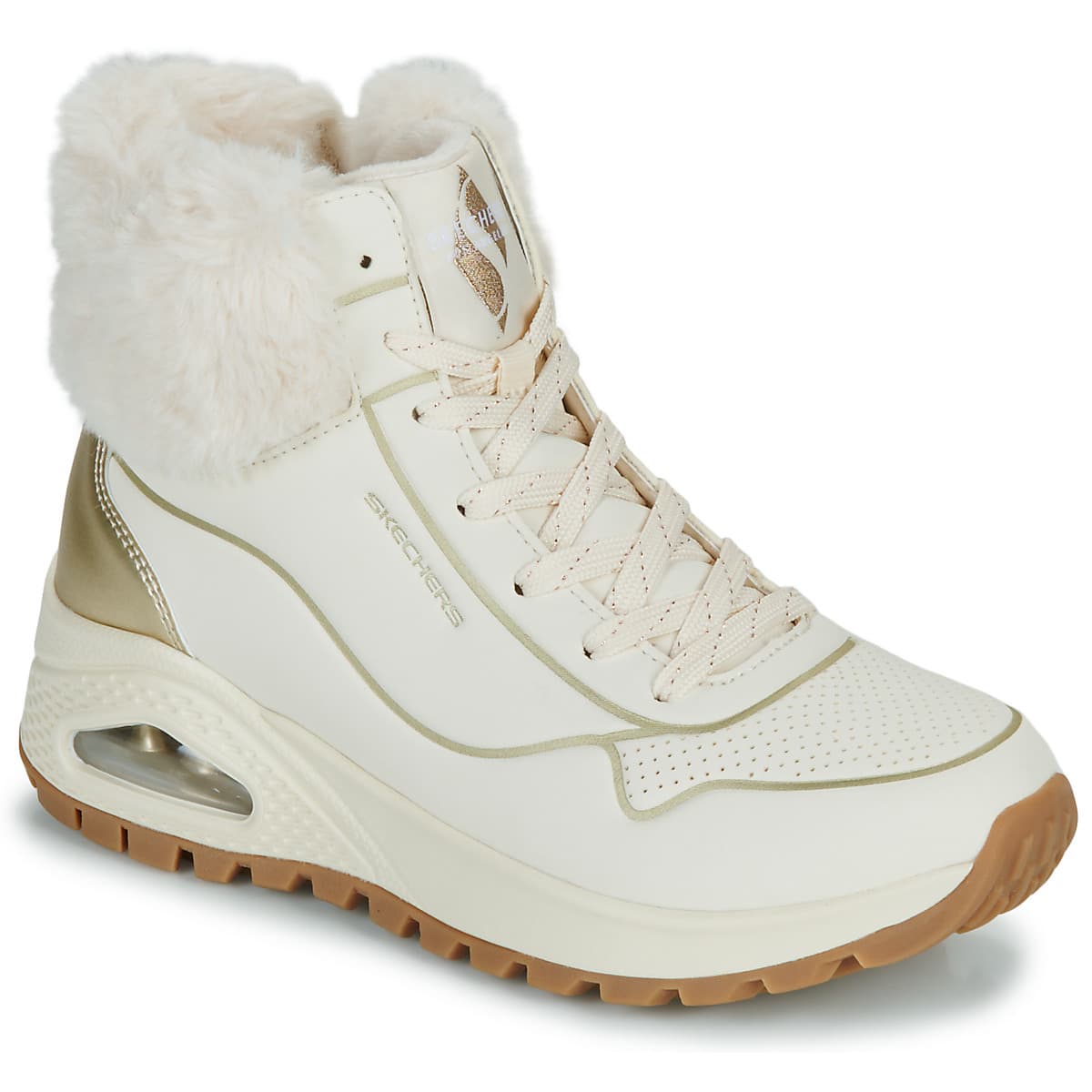 Women's Boots Skechers White