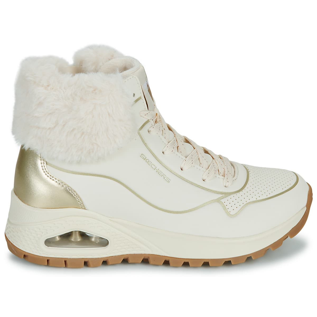 Women's Boots Skechers White