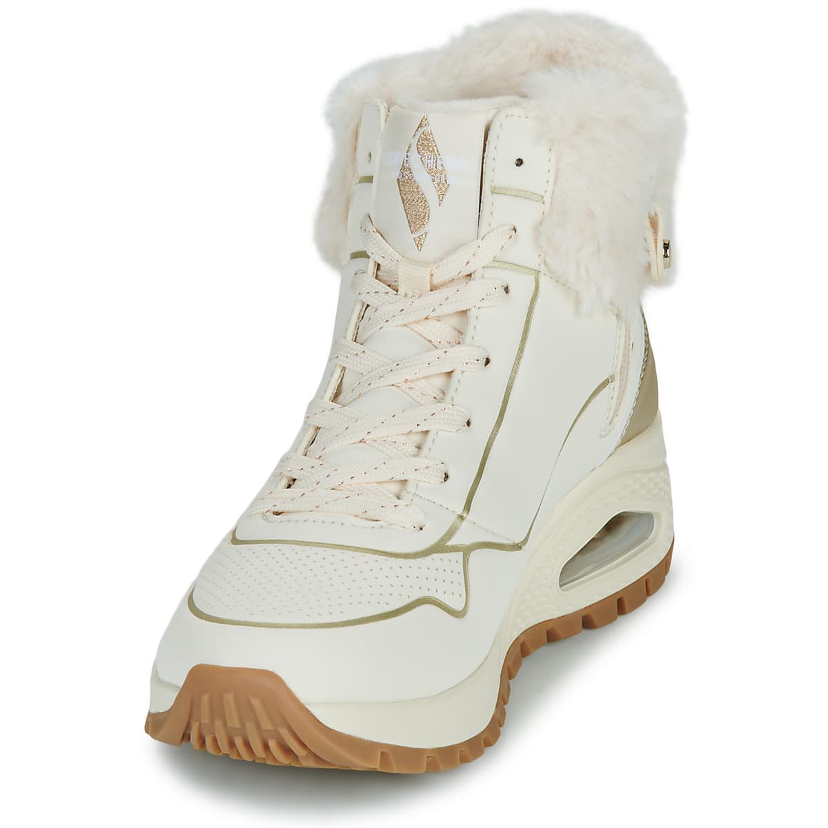 Women's Boots Skechers White