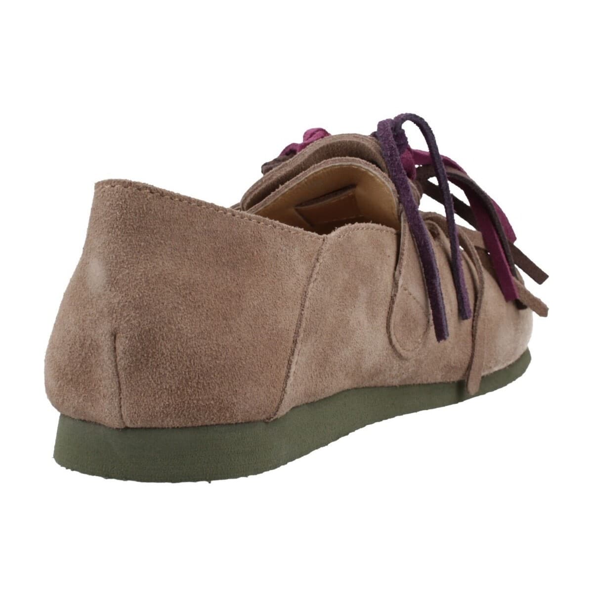 Women's Derby Shoes NAN-KU Brown