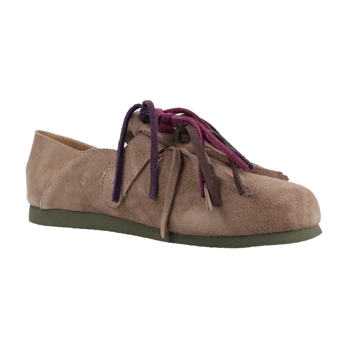 Women's Derby Shoes NAN-KU Brown