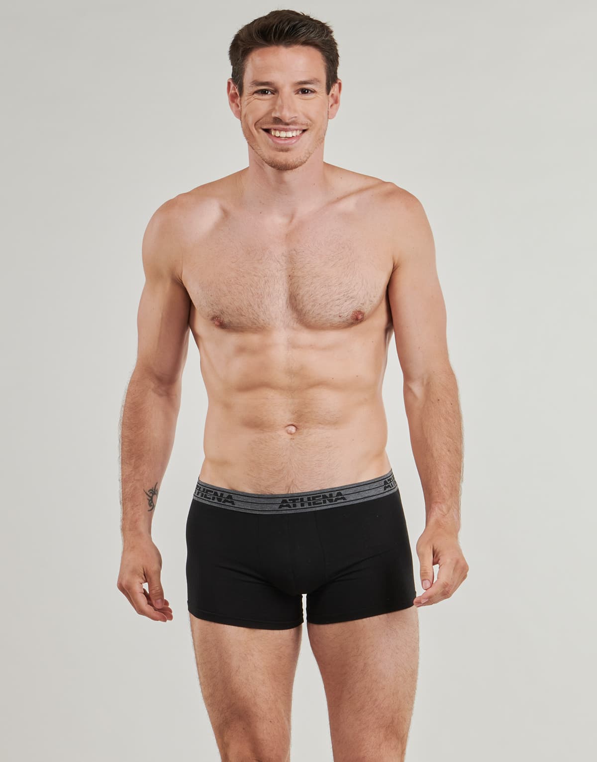 Men's Boxer Briefs Athena Black