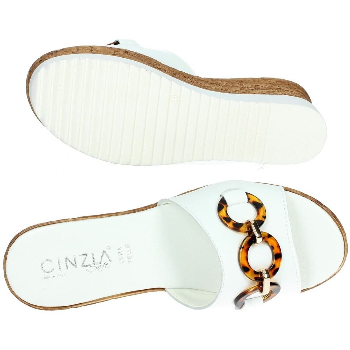 Women's Flip Flops Cinzia Soft White